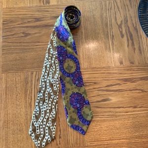 Bundle of 2 Vintage Silk Ties